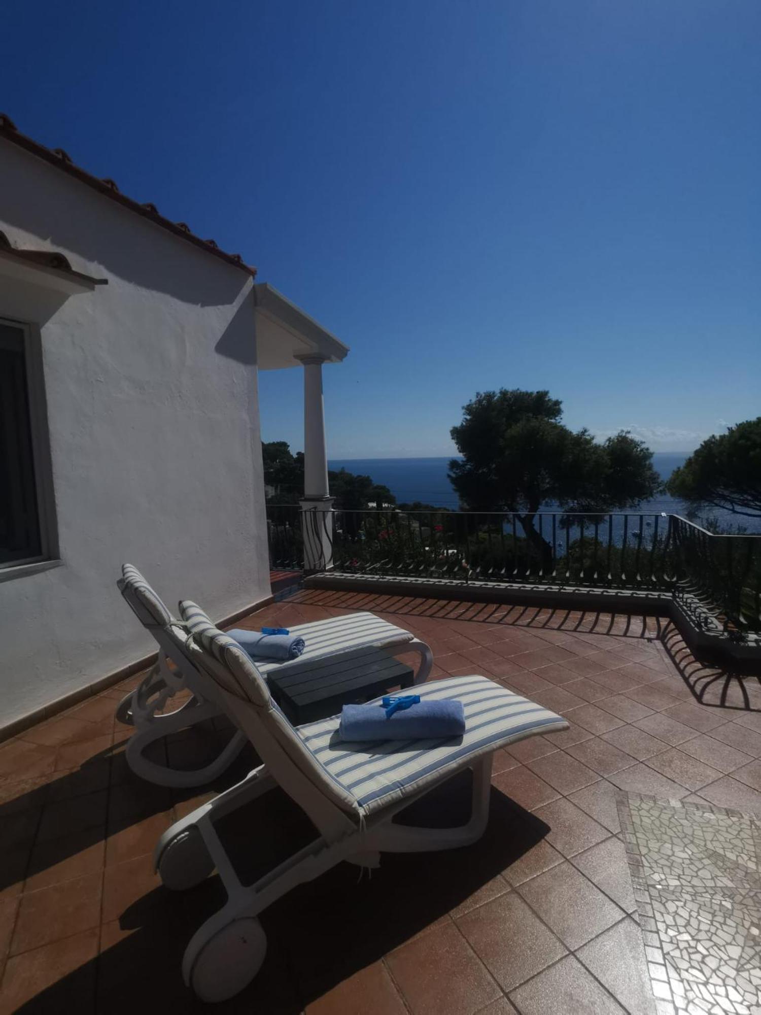 Marvelous Sea View Villa Capri Exteriér fotografie