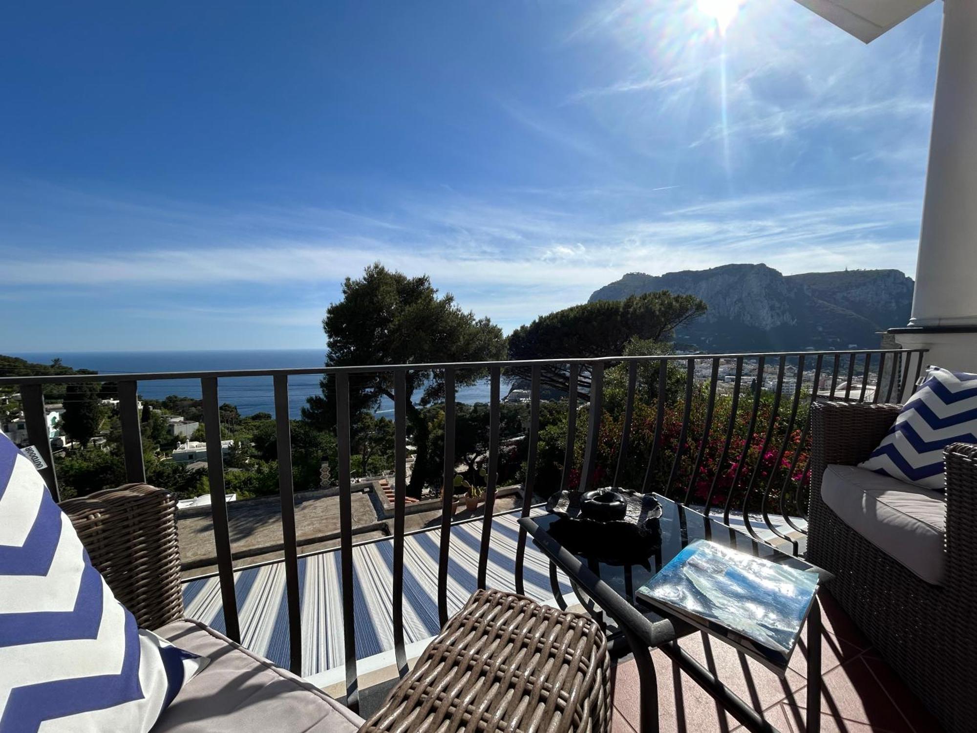 Marvelous Sea View Villa Capri Exteriér fotografie