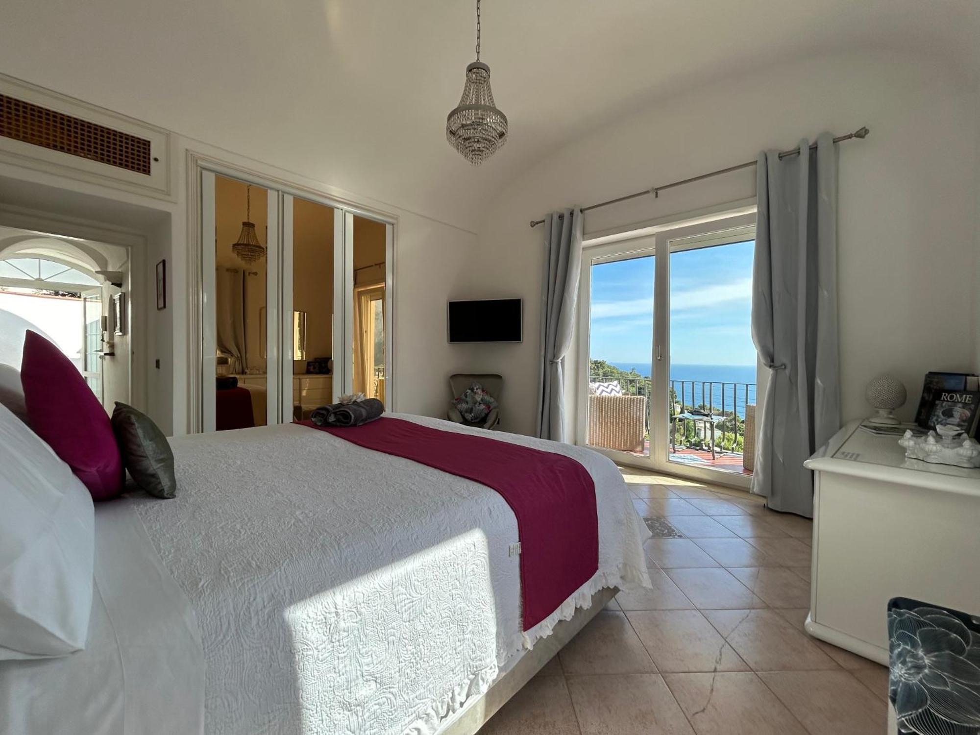 Marvelous Sea View Villa Capri Exteriér fotografie