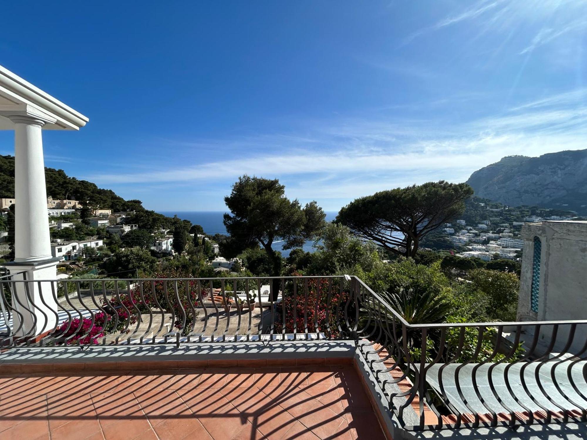 Marvelous Sea View Villa Capri Exteriér fotografie