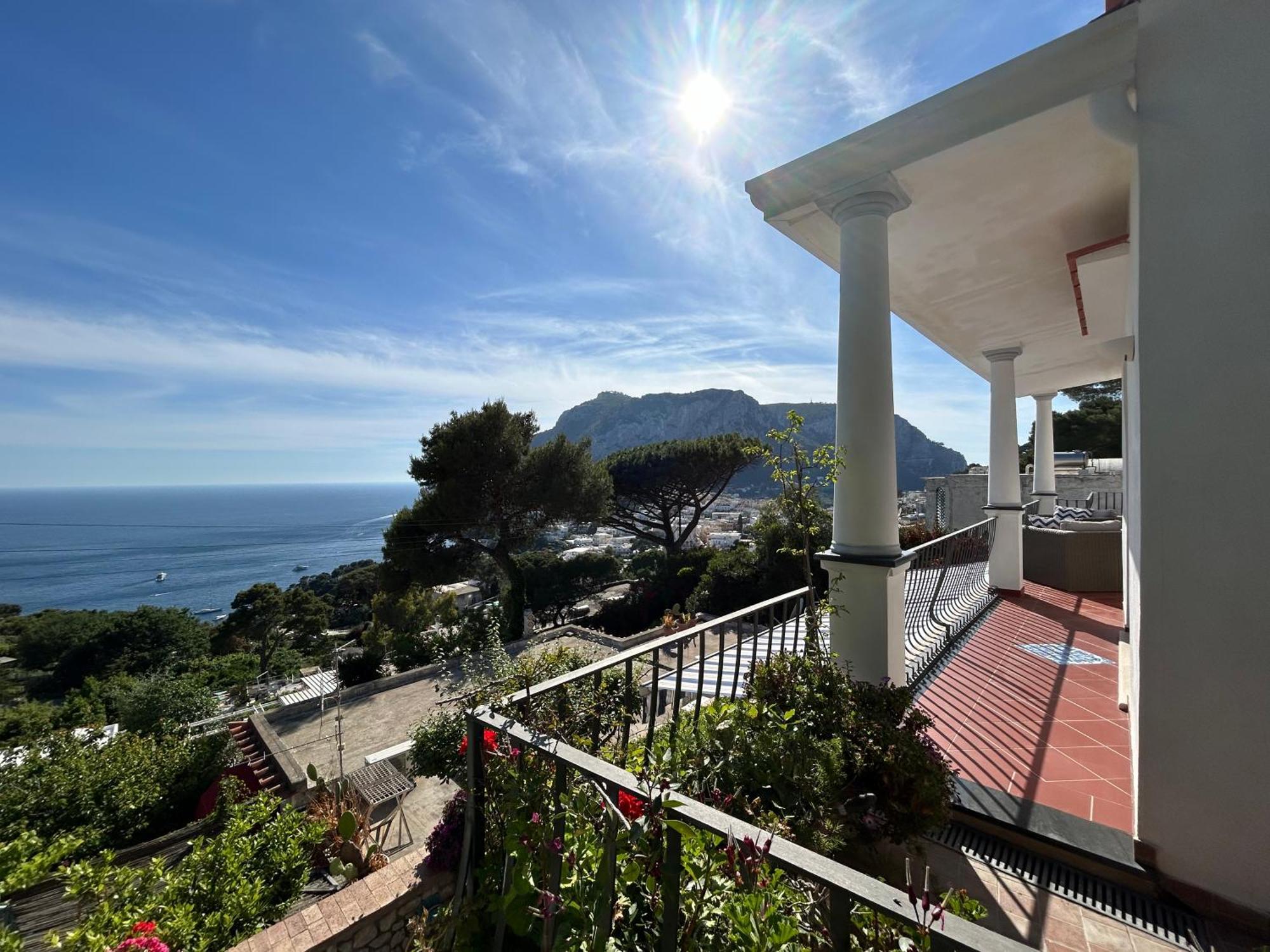 Marvelous Sea View Villa Capri Exteriér fotografie